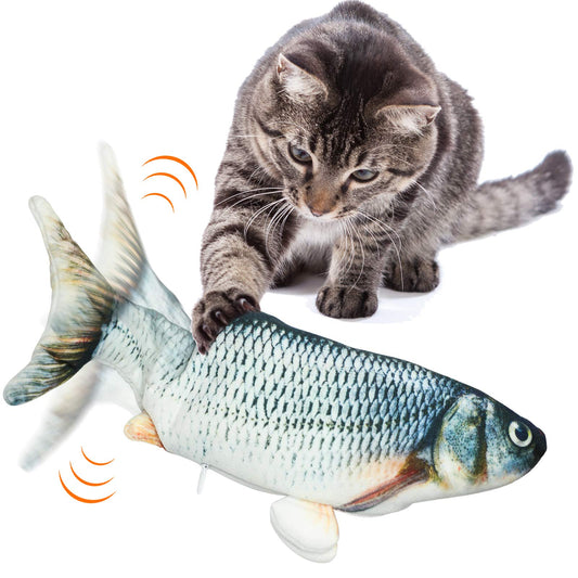 Rechargeable Electric Cat Fish Toy - Happy2Cats