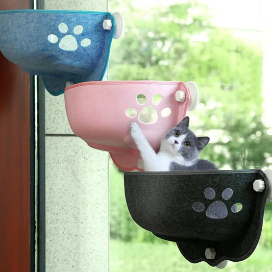 Sunny Window Hammock for Cats with Strong Suction Cups