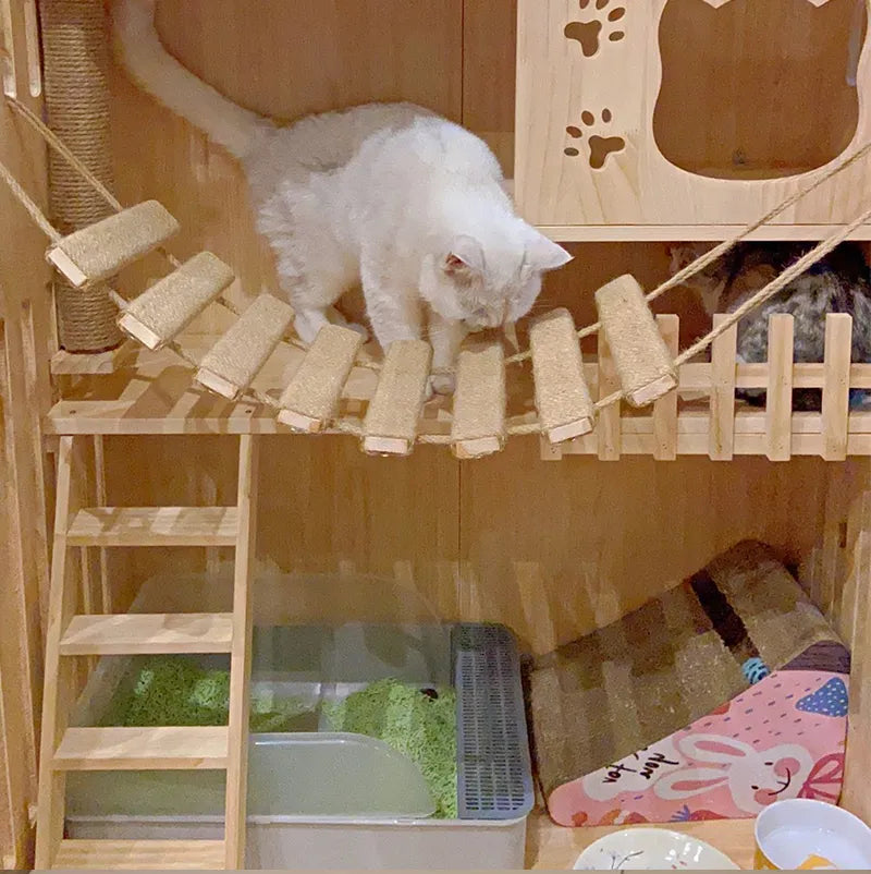 Wall-Mounted Cat Activity Center