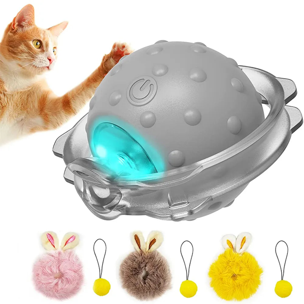 Rabbit Ear Smart Cat Toy Ball