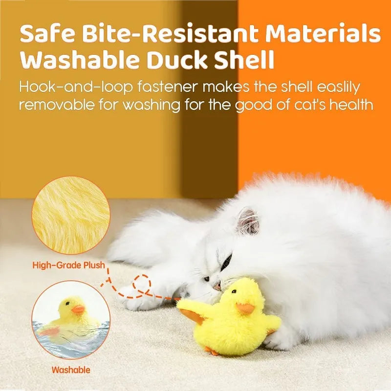 Interactive Flapping Duck Cat Toy