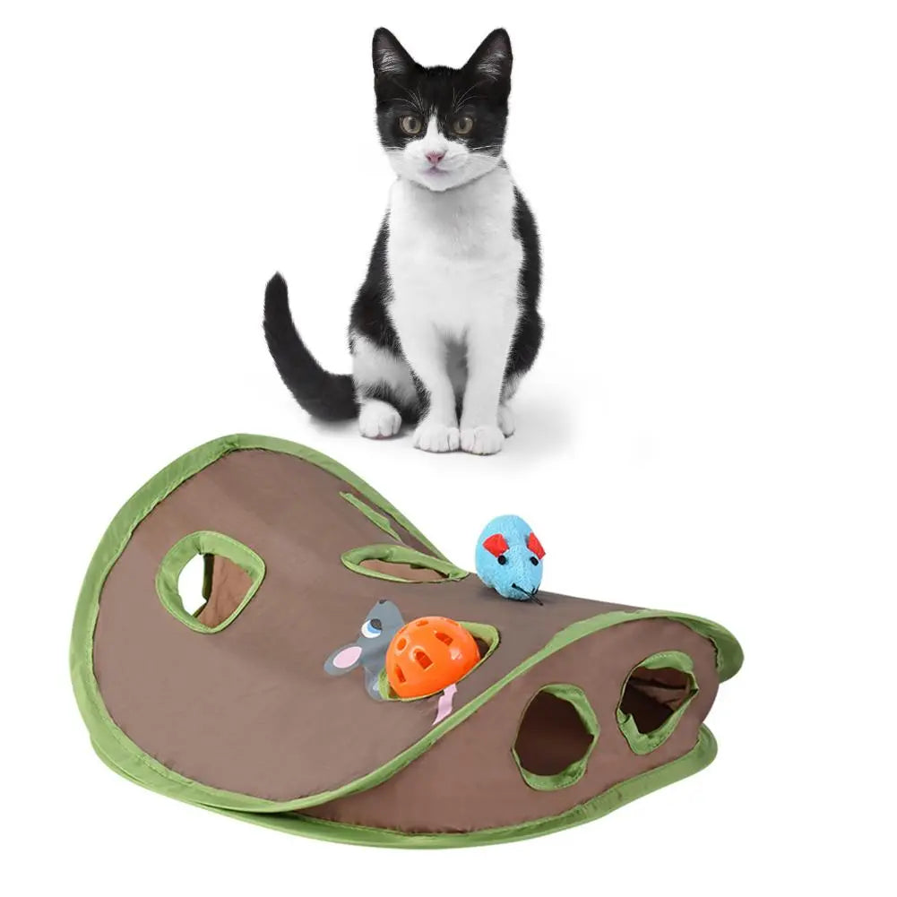 Cute Pet Interactive Hide and Seek Tunnel