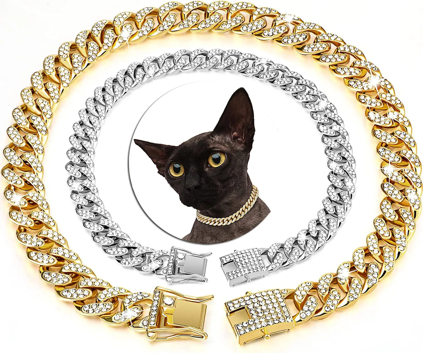 Luxury Rhinestone Pet Necklace