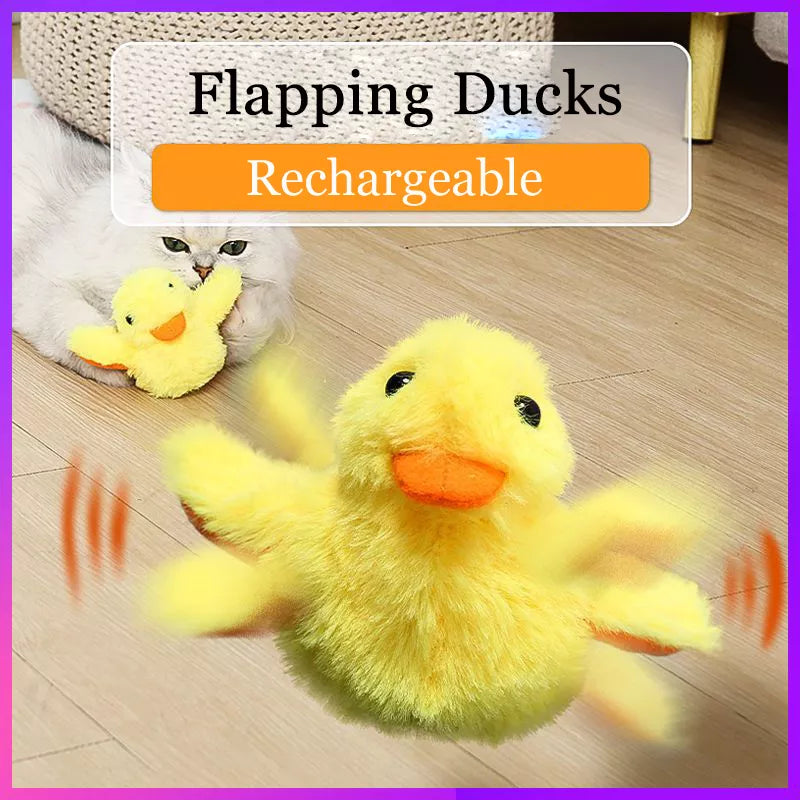 Interactive Flapping Duck Cat Toy