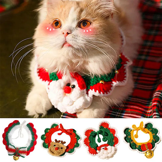Christmas Wool Collar for Pets