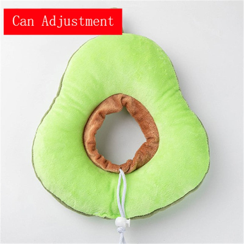 Soft Avocado-Shaped Pet Healing Collar - Happy2Cats