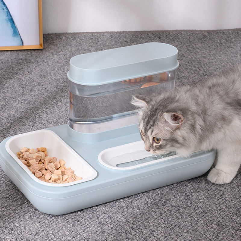 Automatic Drinking Fountain Pet Feeding Bowl - Happy2Cats