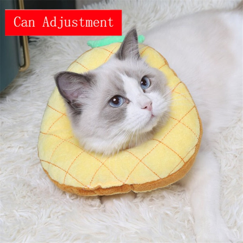 Soft Avocado-Shaped Pet Healing Collar - Happy2Cats