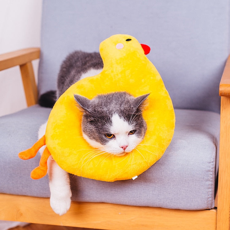 Soft Avocado-Shaped Pet Healing Collar - Happy2Cats