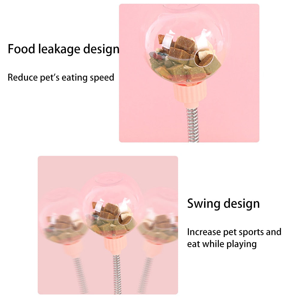 Pet Fitness Interactive Slow Feeder Food Ball - Happy2Cats