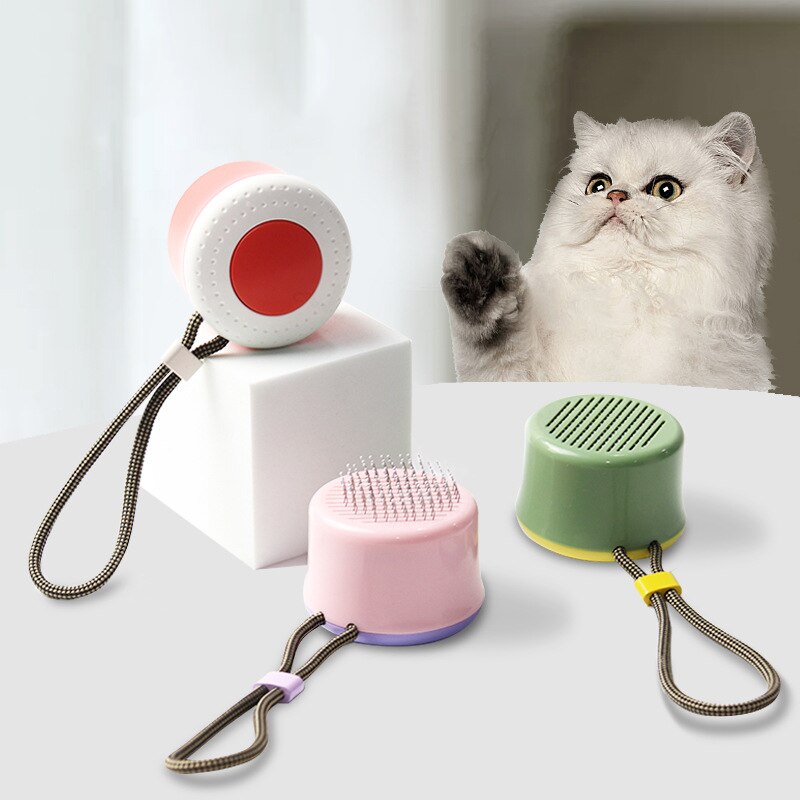 One Click Clean Mini Cat Hair Removal Brush - Happy2Cats