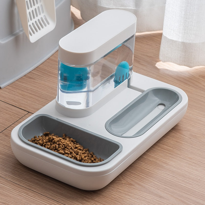 Automatic Drinking Fountain Pet Feeding Bowl - Happy2Cats