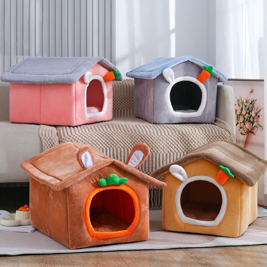 Dreamy Time Detachable Comfy Indoor Pet House - Happy2Cats