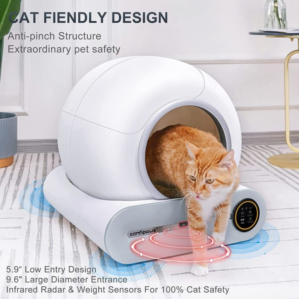 Closed Sandbox Smart Self Cleaning Cat Litter - Happy2Cats