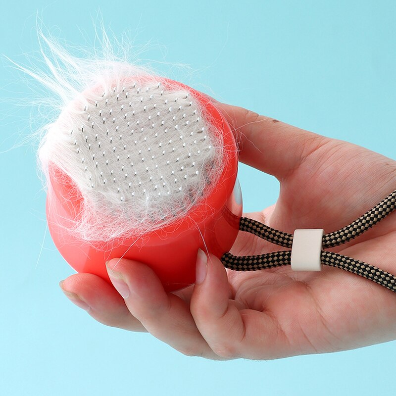 One Click Clean Mini Cat Hair Removal Brush - Happy2Cats