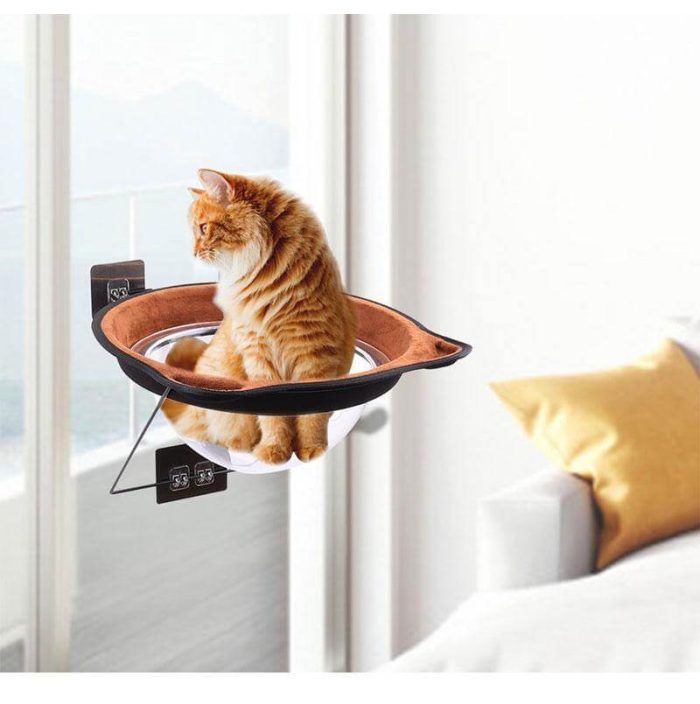 Window Mounted Pet Cat Hammock - Happy2Cats