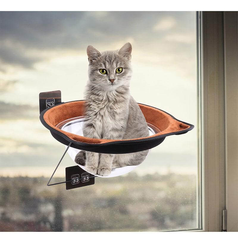 Window Mounted Pet Cat Hammock - Happy2Cats