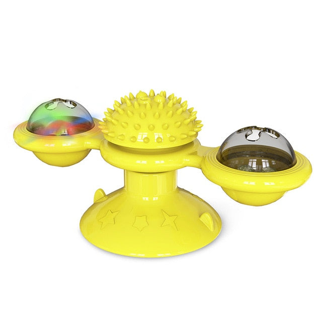 Rotatable Cat Massage Interactive Windmill Toy - Happy2Cats