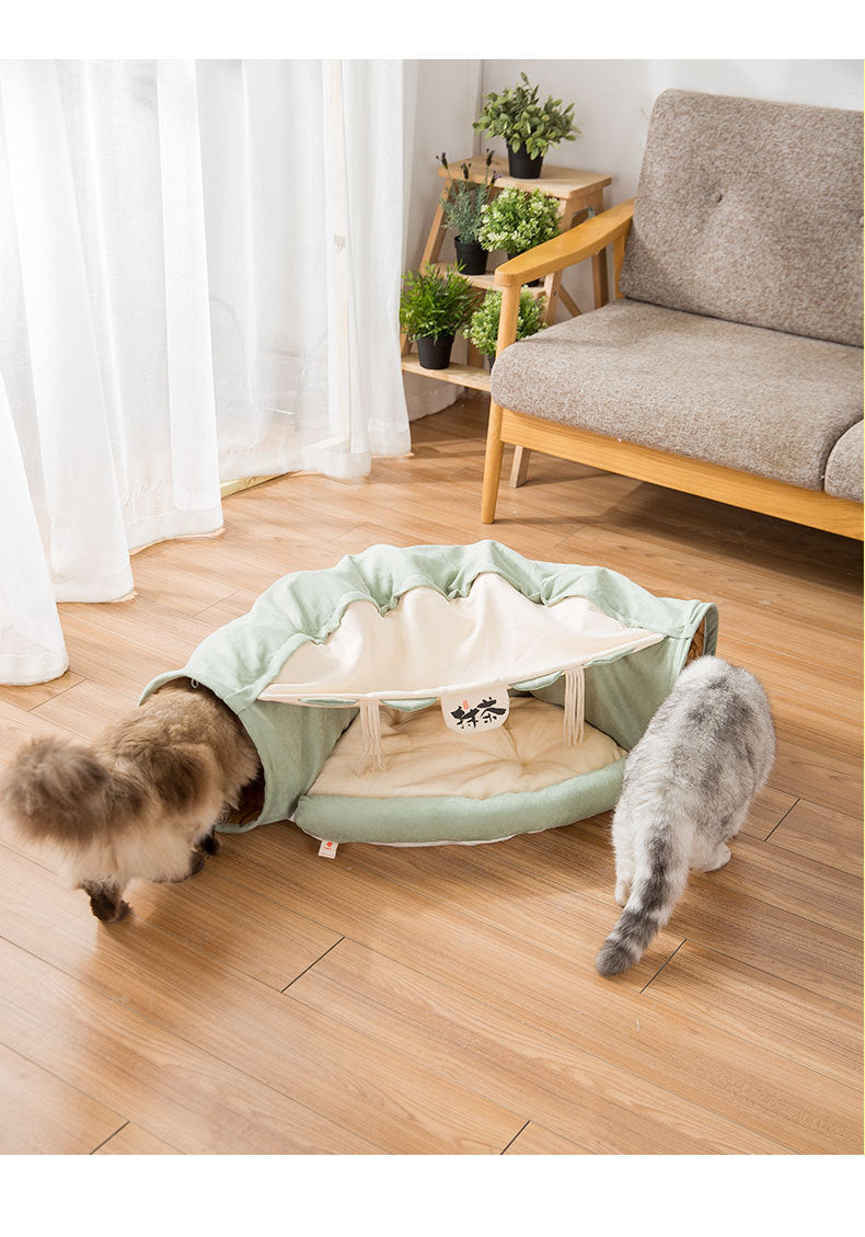 Creative Comfy Cat Sleeping Tunnel Bed - Happy2Cats