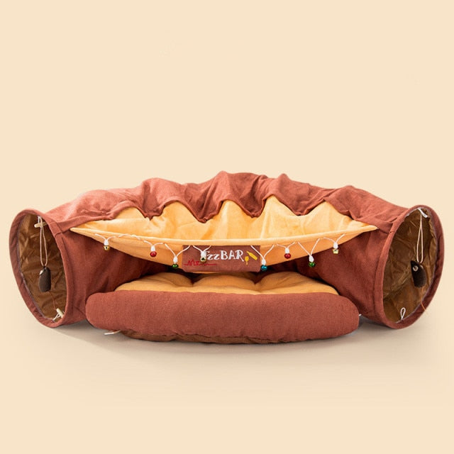 Creative Comfy Cat Sleeping Tunnel Bed - Happy2Cats