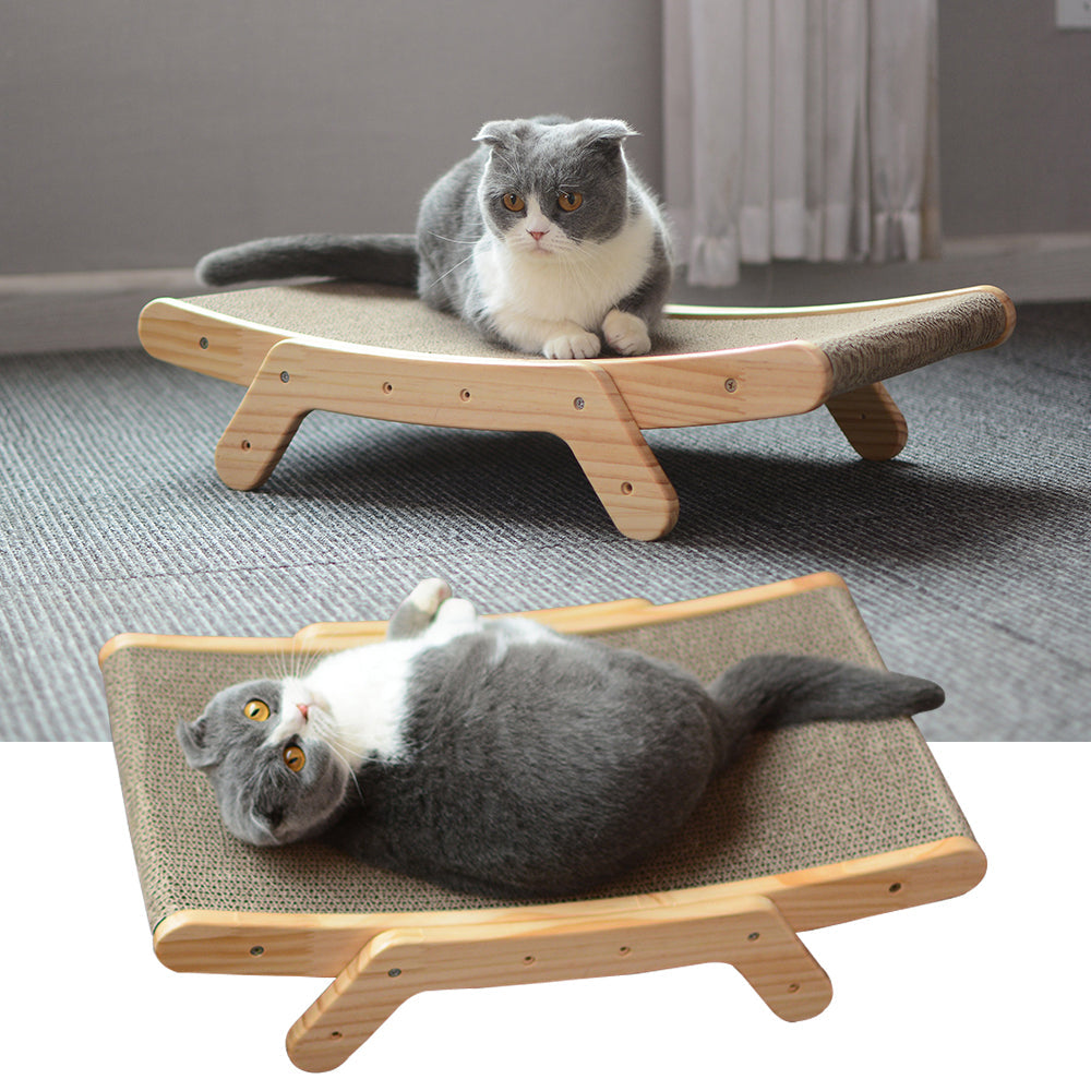 Interactive Cat Scratcher Bed Lounge - Happy2Cats