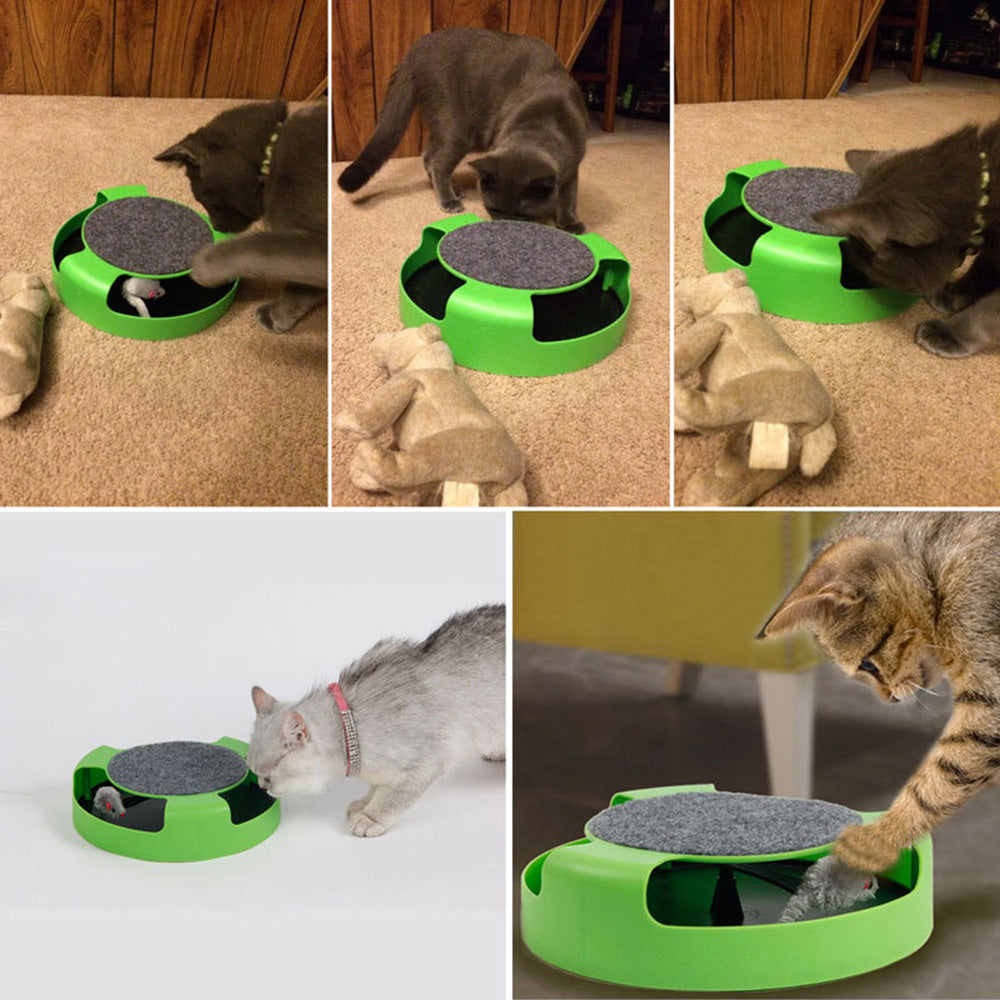 Pet Interactive Mouse Turntable Toy - Happy2Cats