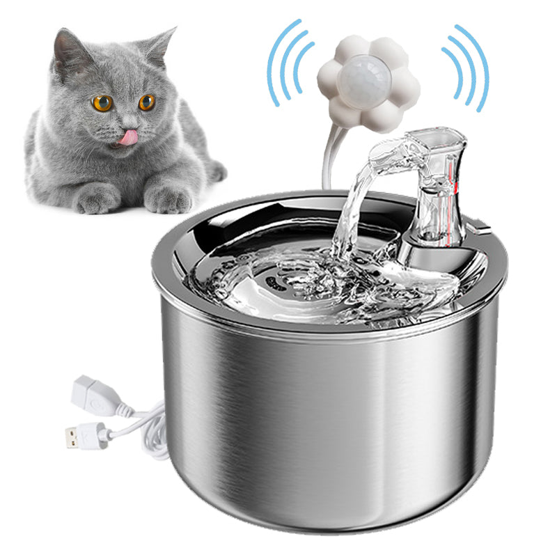 Smart Sensor Automatic Pet Fountain - Happy2Cats