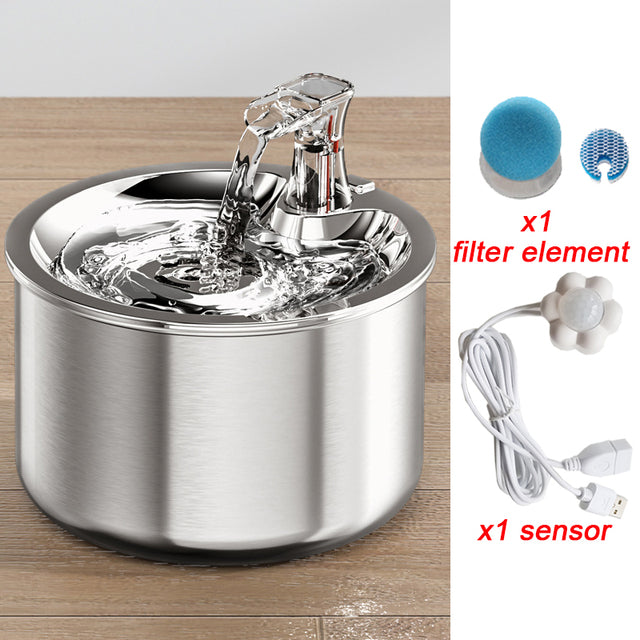 Smart Sensor Automatic Pet Fountain - Happy2Cats